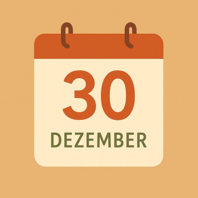 Historischer Kalender – 30. Dezember